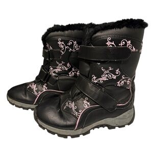 Airwalk Black and Pink Winter Boots